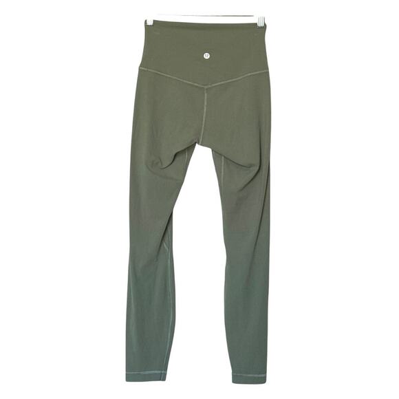 Lululemon Align High-Rise Pant 25" Green Women’s Size 4 Yoga Activewear - Picture 5 of 10